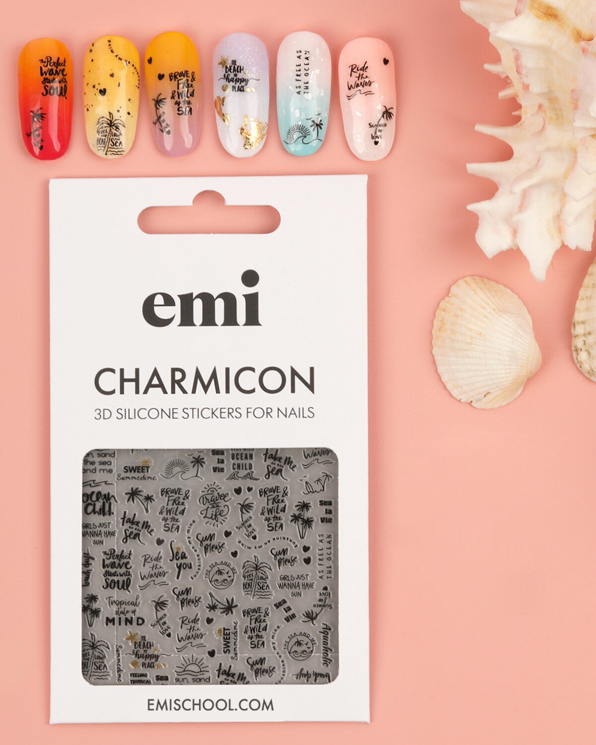 Charmicon 3D Silicone Stickers #234 Summer day