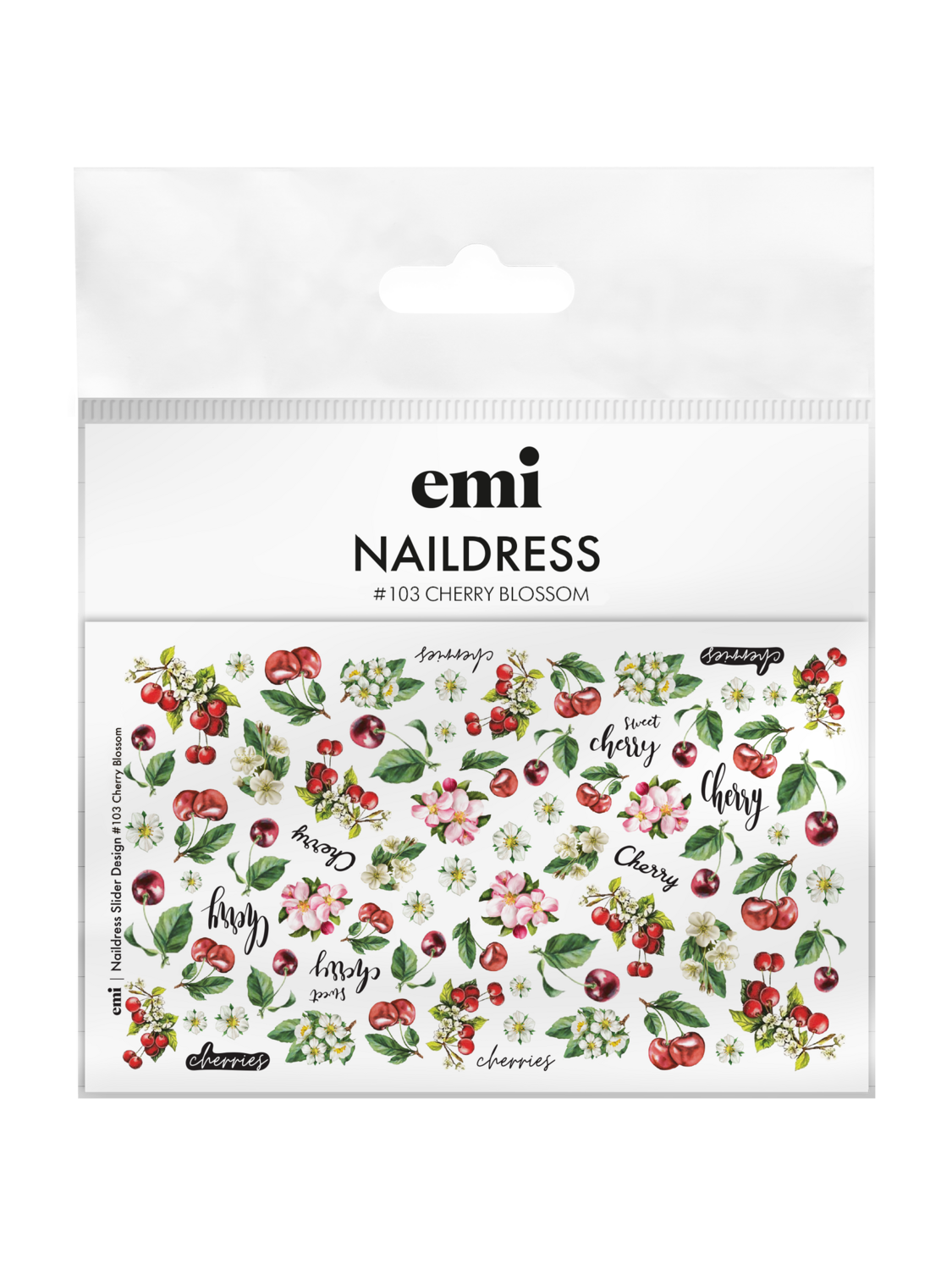 EMI Naildress Slider Design – #103 Cherry Blossom