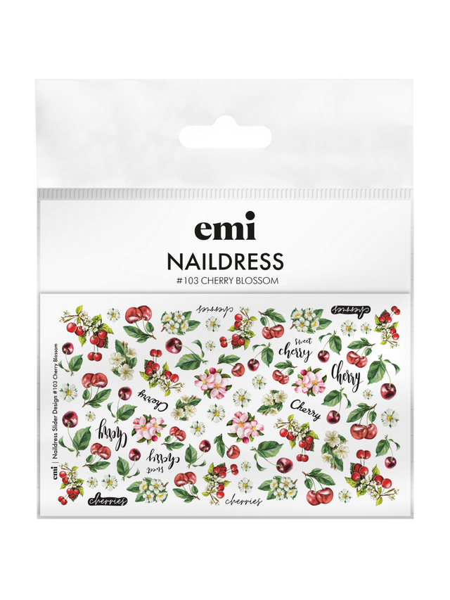 EMI Naildress Slider Design – #103 Cherry Blossom