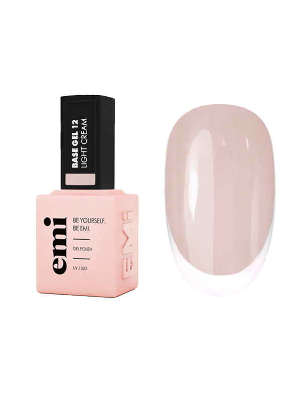 E.MiLac Base Gel Light Cream #12, 9/15 ml.