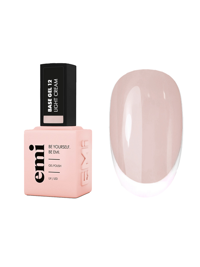 E.MiLac Base Gel Light Cream #12, 9/15 ml.