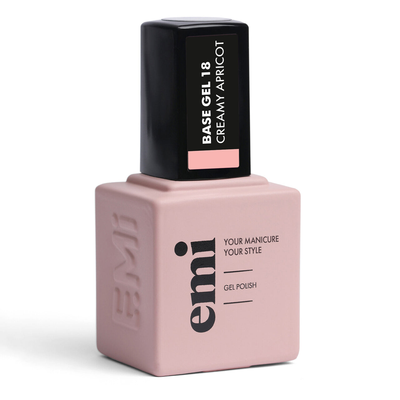 E.MiLac Base Gel Creamy Apricot #18, 9 ml