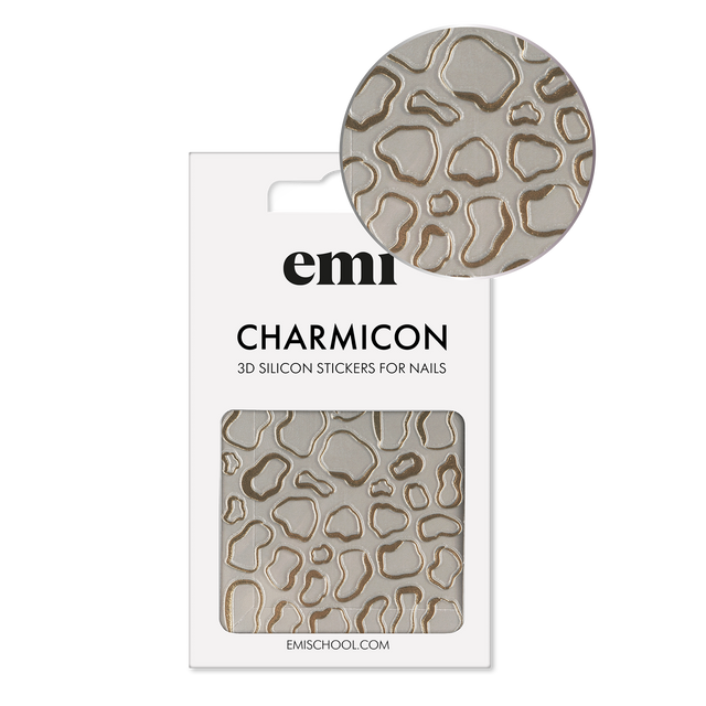 EMI Charmicon 3D Silicone Stickers – #238 Gold splotches