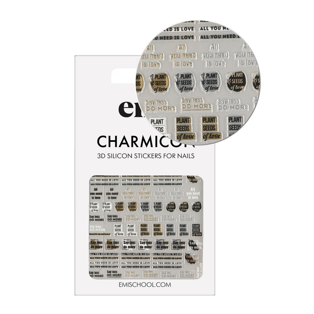 EMI Charmicon 3D Silicone Stickers – #240 Beauty in details