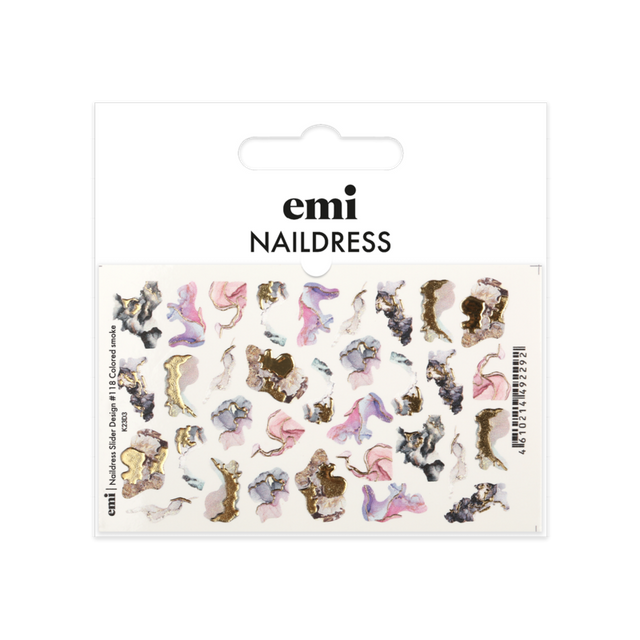 EMI Naildress Slider Design – #118 Colored smoke