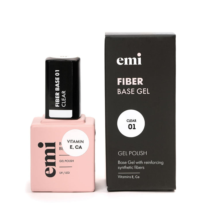 E.MiLac Fiber Base Gel Clear #1