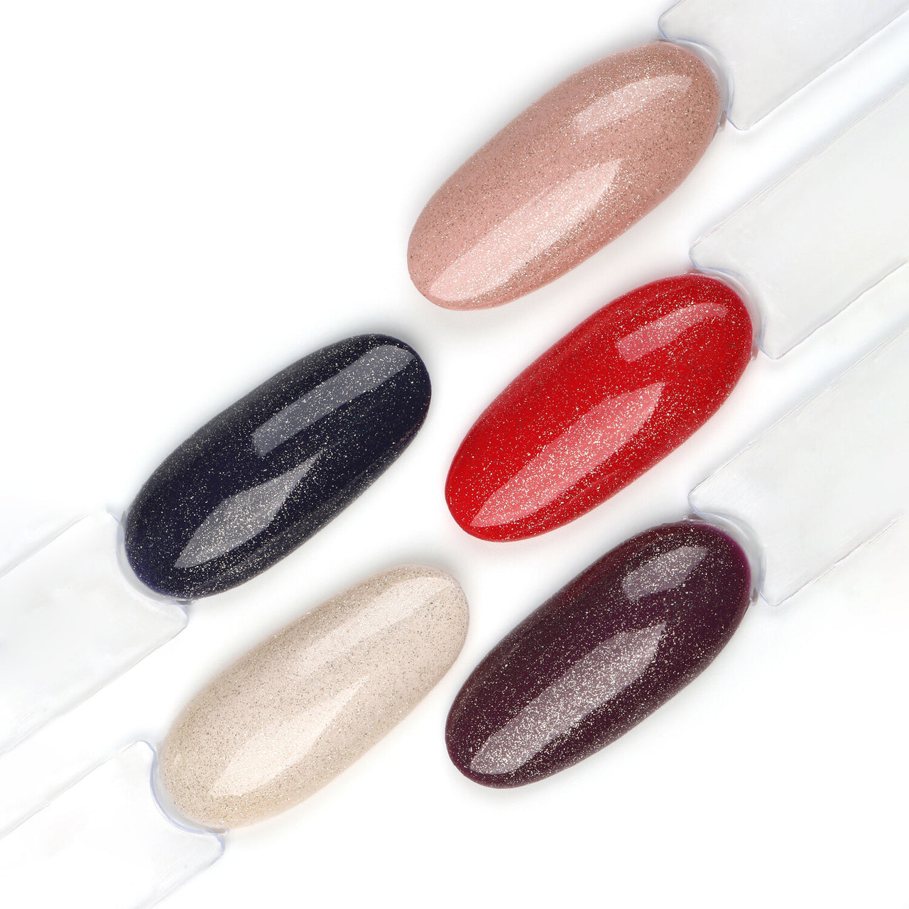 E.MiLac Champagne Top Gel, 9 ml.