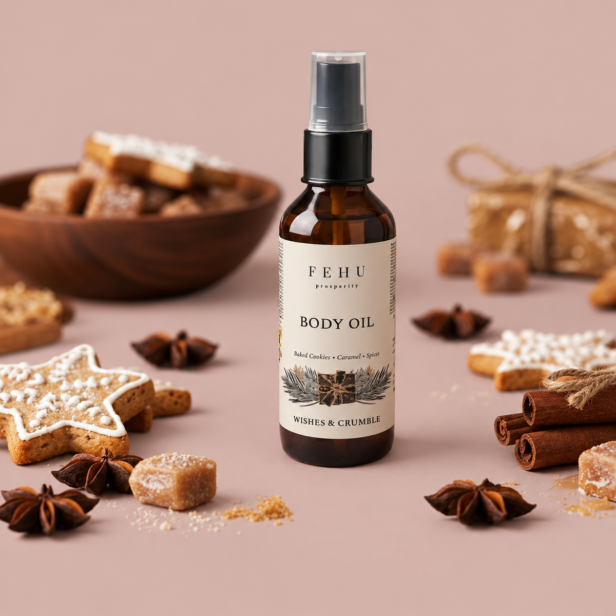 FEHU Body Oil Wishes & Crumble, 100 ml