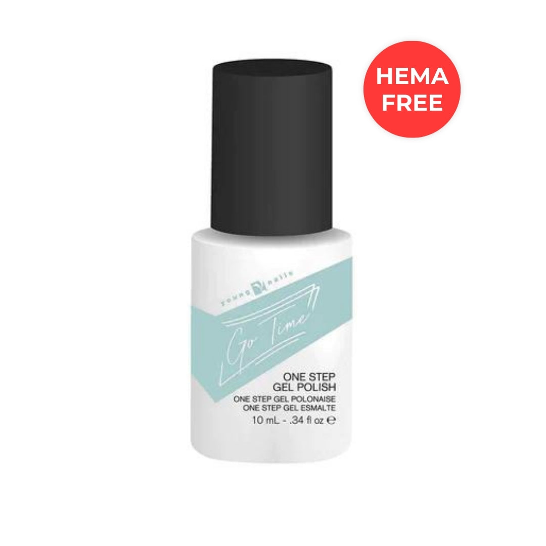 Young Nails Go Time In The Moment, Pale Aqua Blue