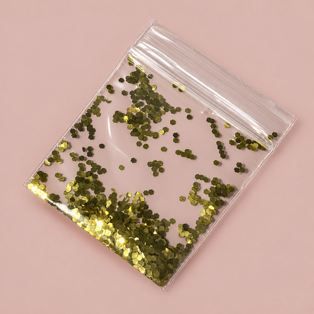 NLC Nail Art Glitters – Goud (zakje)
