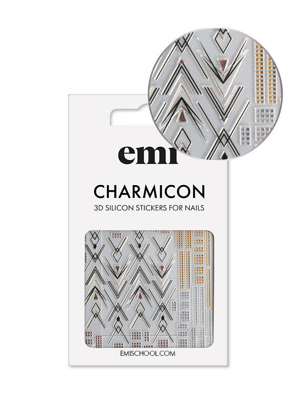 EMI Charmicon 3D Silicone Stickers – #194 Graceful Geometry