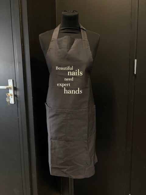 Nagelschort Zwart Met Tekst