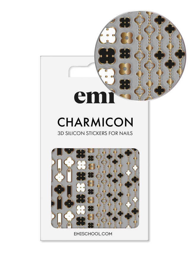 EMI Charmicon 3D Silicone Stickers – #185 Quatrefoil
