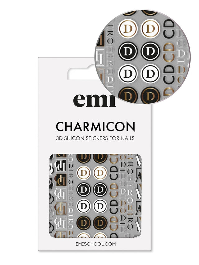 EMI Charmicon 3D Silicone Stickers – #186 Logomania