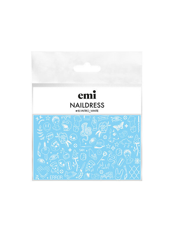 EMI Naildress Slider Design – #80 Intro white