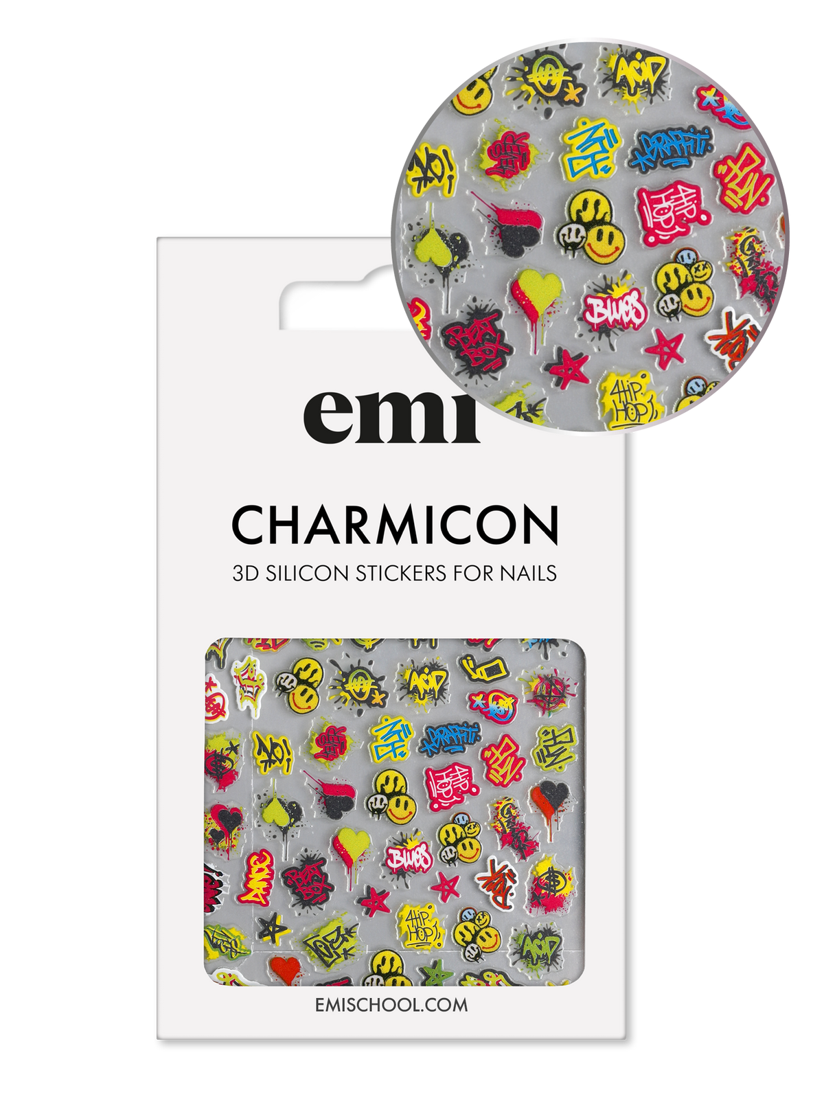 EMI Charmicon 3D Silicone Stickers – #204 Graffiti