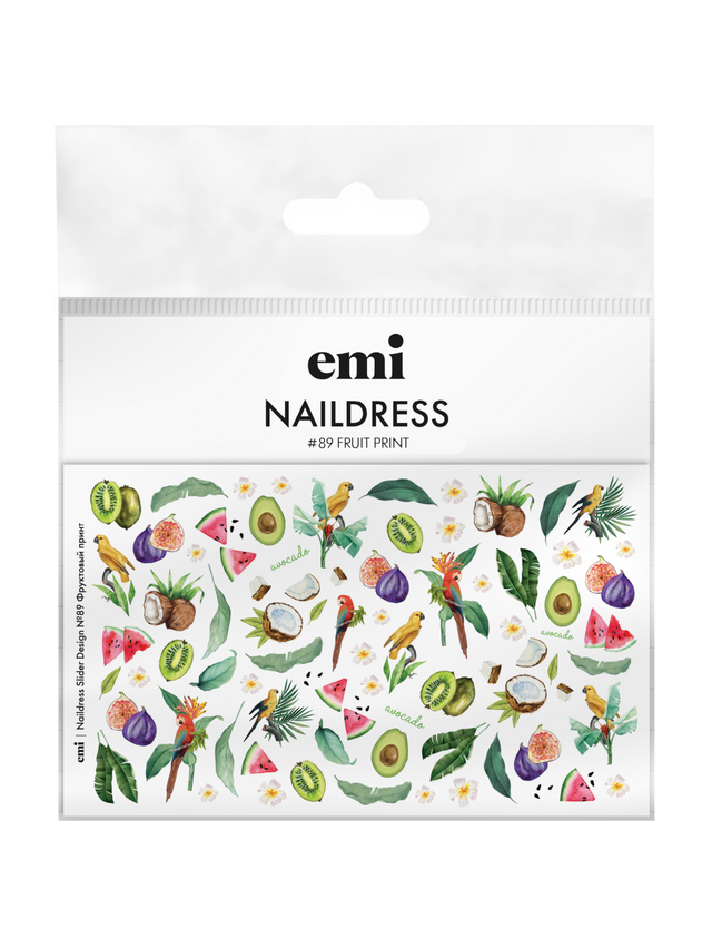 EMI Naildress Slider Design – #89 Fruit Print