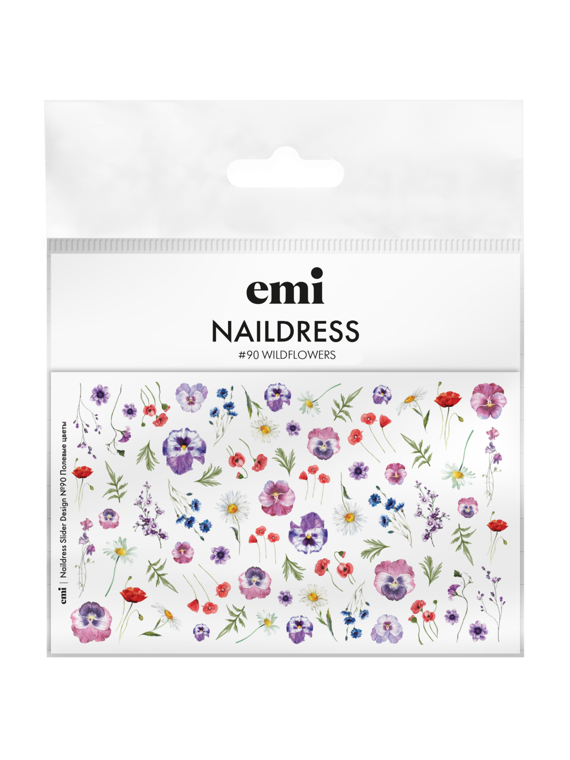 EMI Naildress Slider Design – #90 Wildflowers