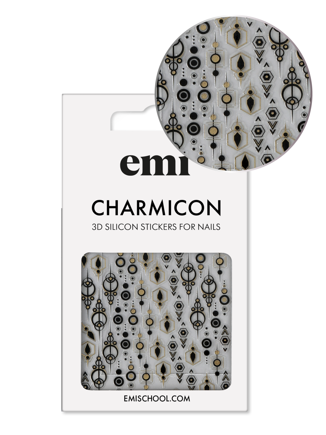 EMI Charmicon 3D Silicone Stickers – #214 Fancy Patterns