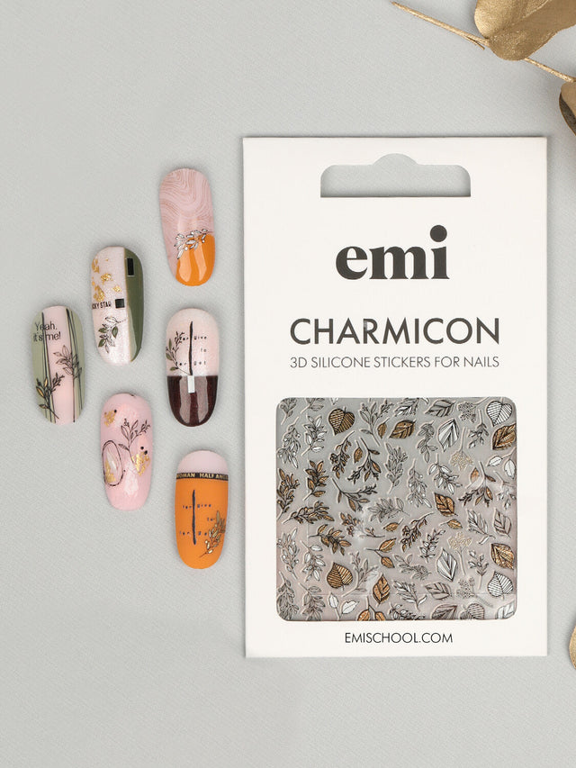 EMI Charmicon 3D Silicone Stickers – #222 Leaf Fall