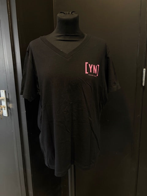YN T-Shirt Zwart Roze