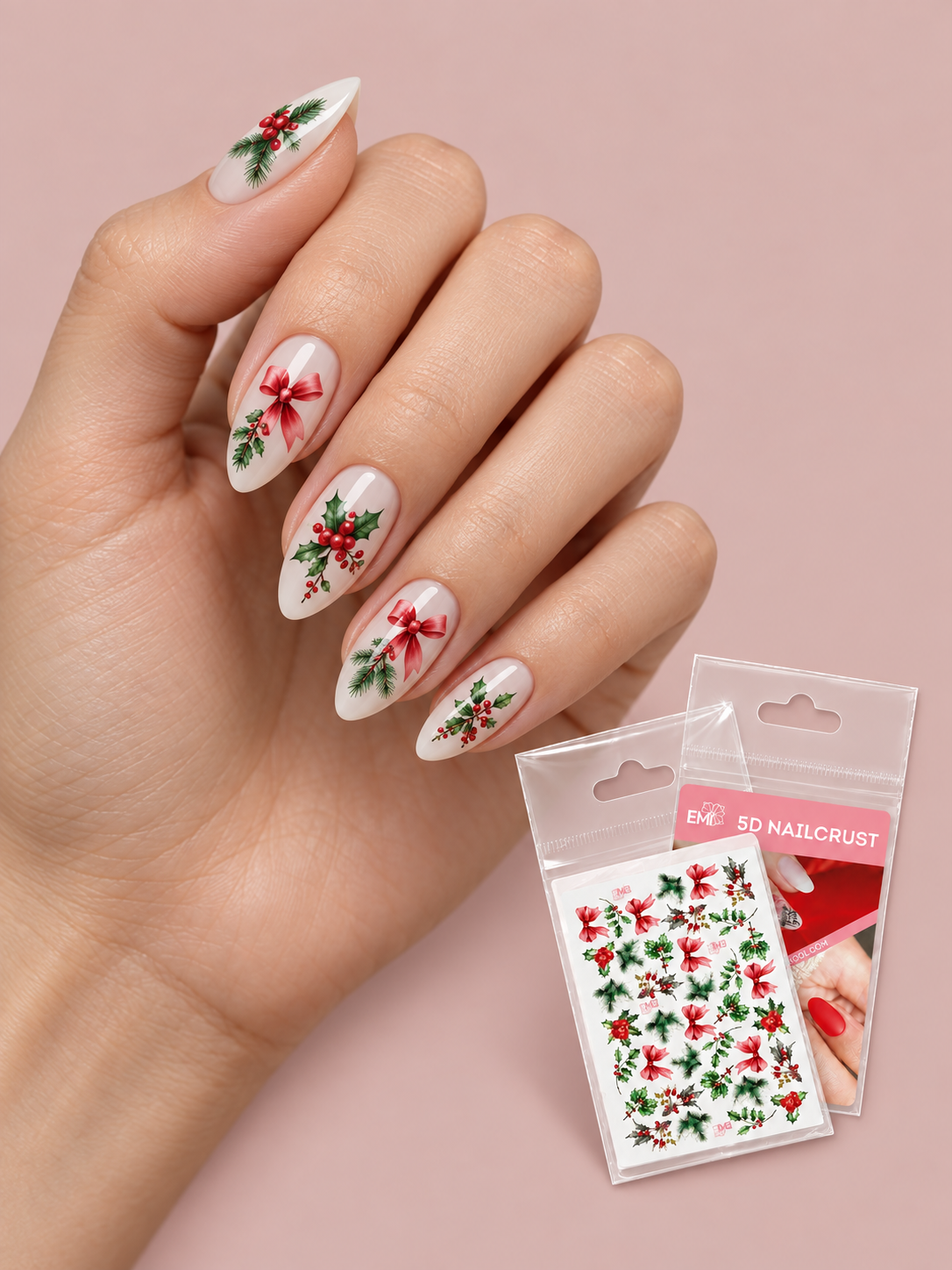 NAILCRUST 5D #15 Christmas Greens