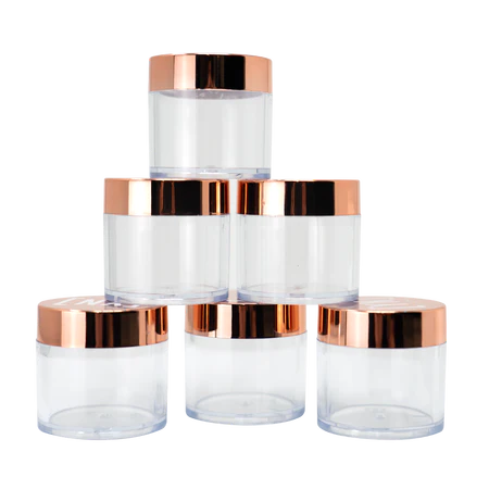 YN Mixing jars Rose Gold 6pc, 1oz