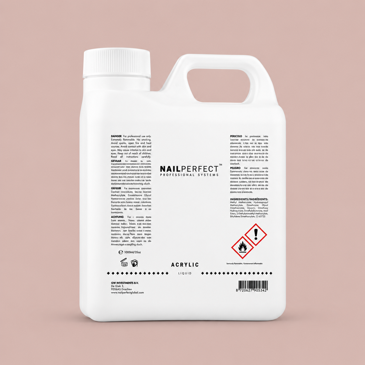 Nail Perfect Acrylic Liquid – 1000ml
