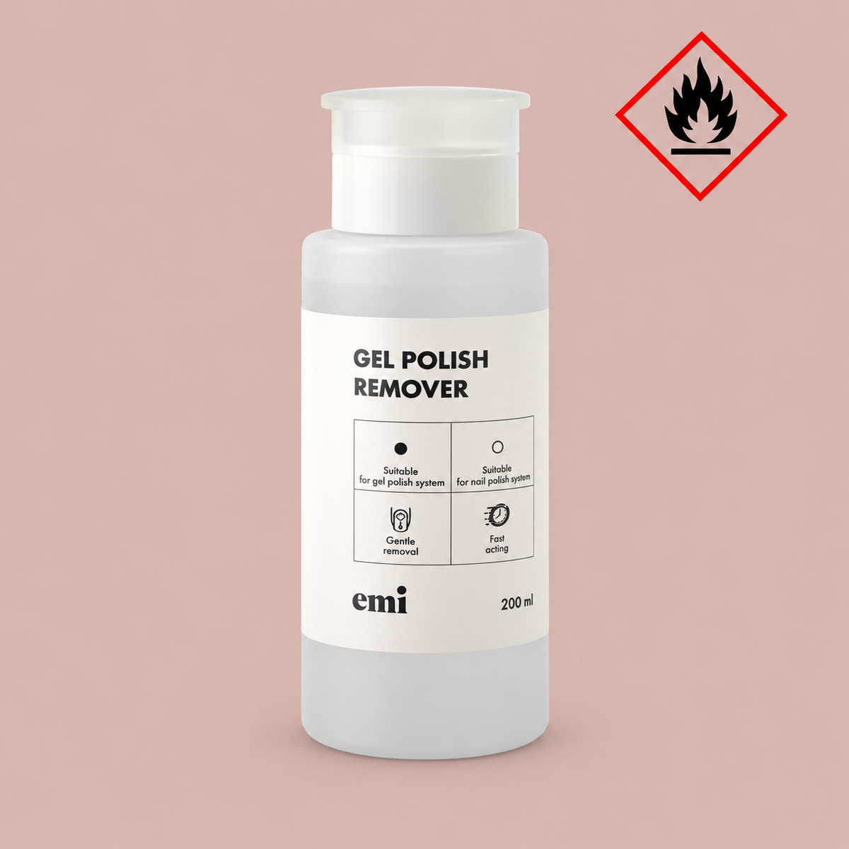 EMI Gel Polish Remover 200/1000 ml.