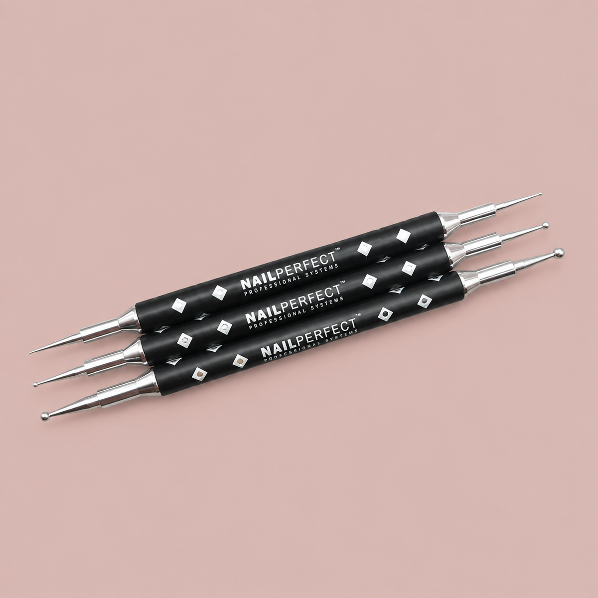 Nail Perfect Dotting Tool Set, 3 stuks