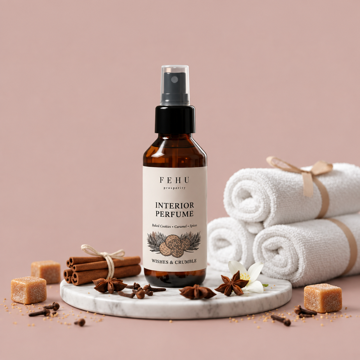 FEHU Interior Perfume Wishes & Crumble, 100 ml
