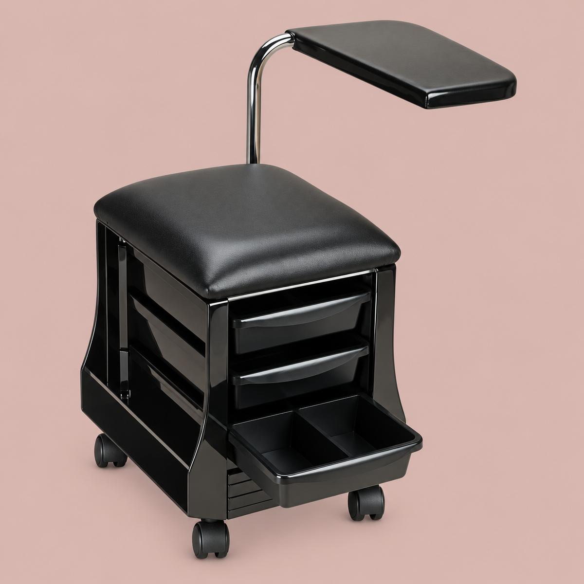 SIBEL Nail Station Table&Chair Black