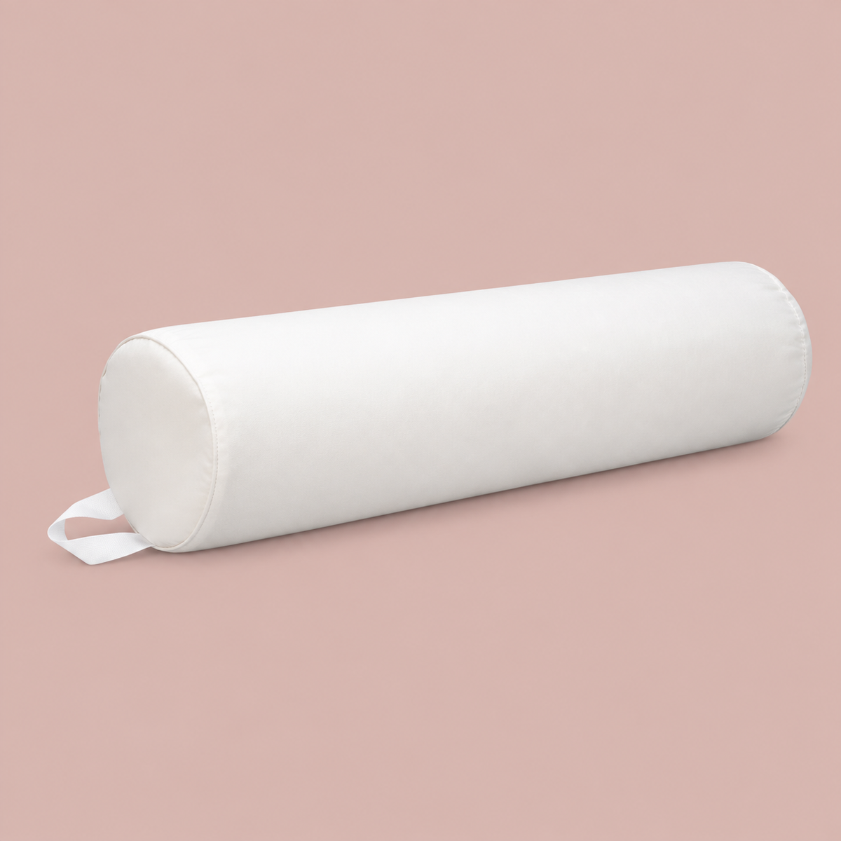SIBEL Round Neck Cushion White