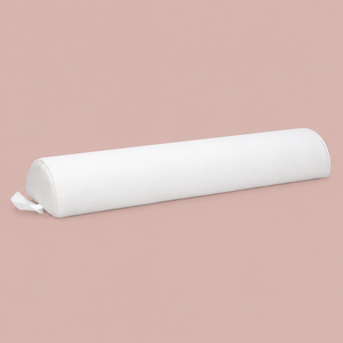 SIBEL Half Round Neck Cushion White