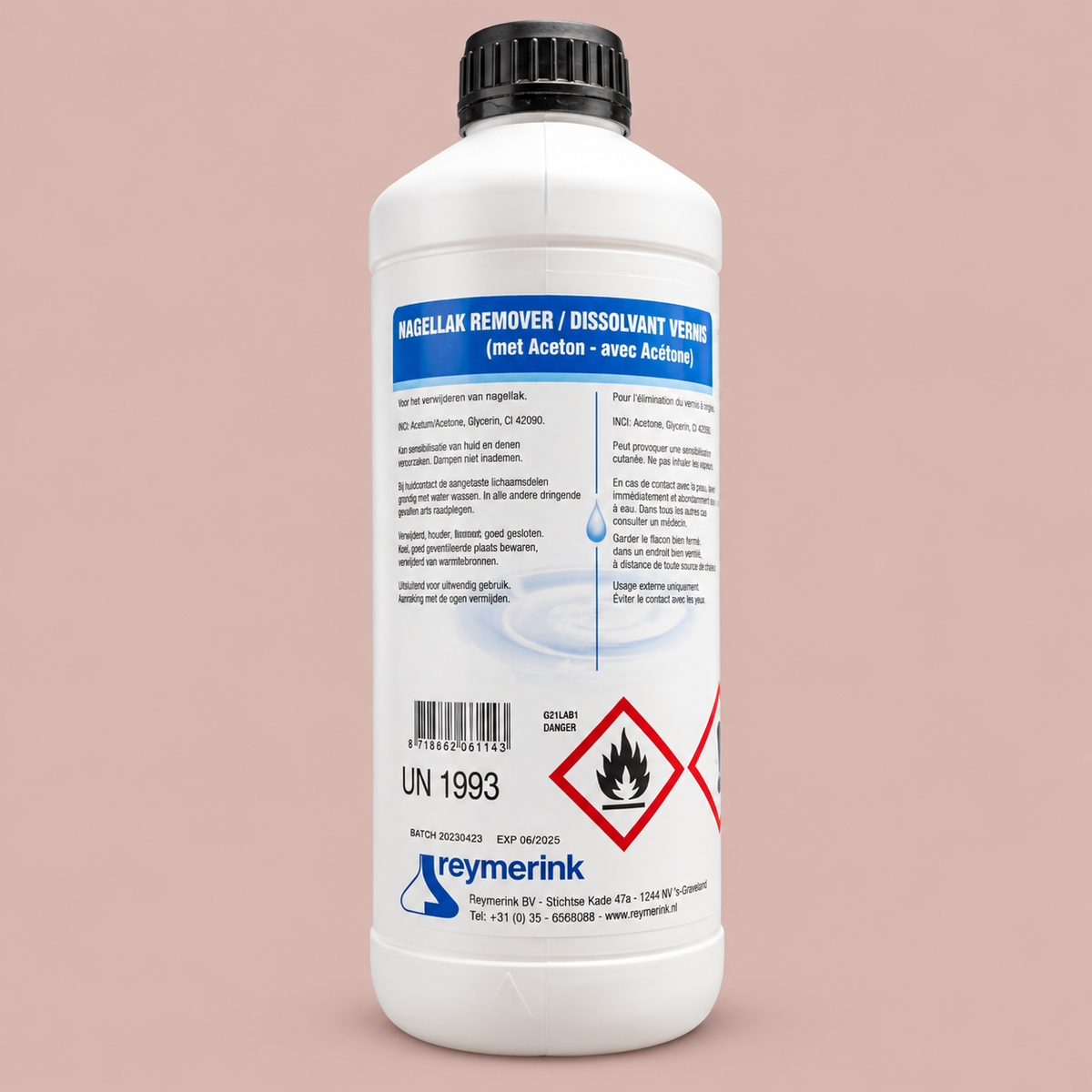 Nagellak remover 1 L