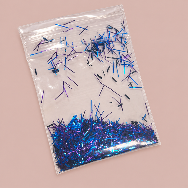 NLC Nail Art Flakes – Blauw/paars