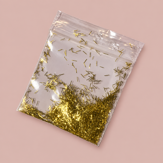 NLC Nail Art Flakes – Goud (folie zakje)