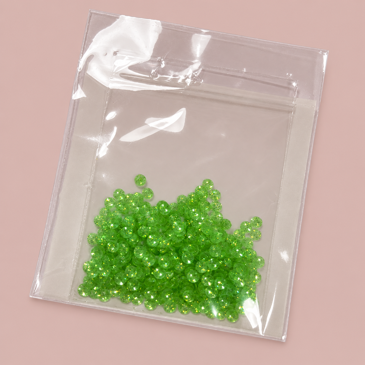 NLC Nail Art Crushed Stones – Licht groen