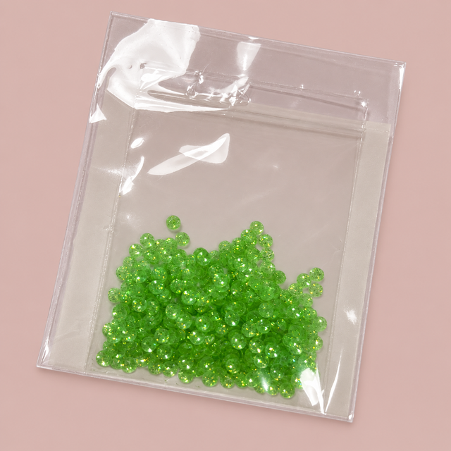 NLC Nail Art Crushed Stones – Licht groen