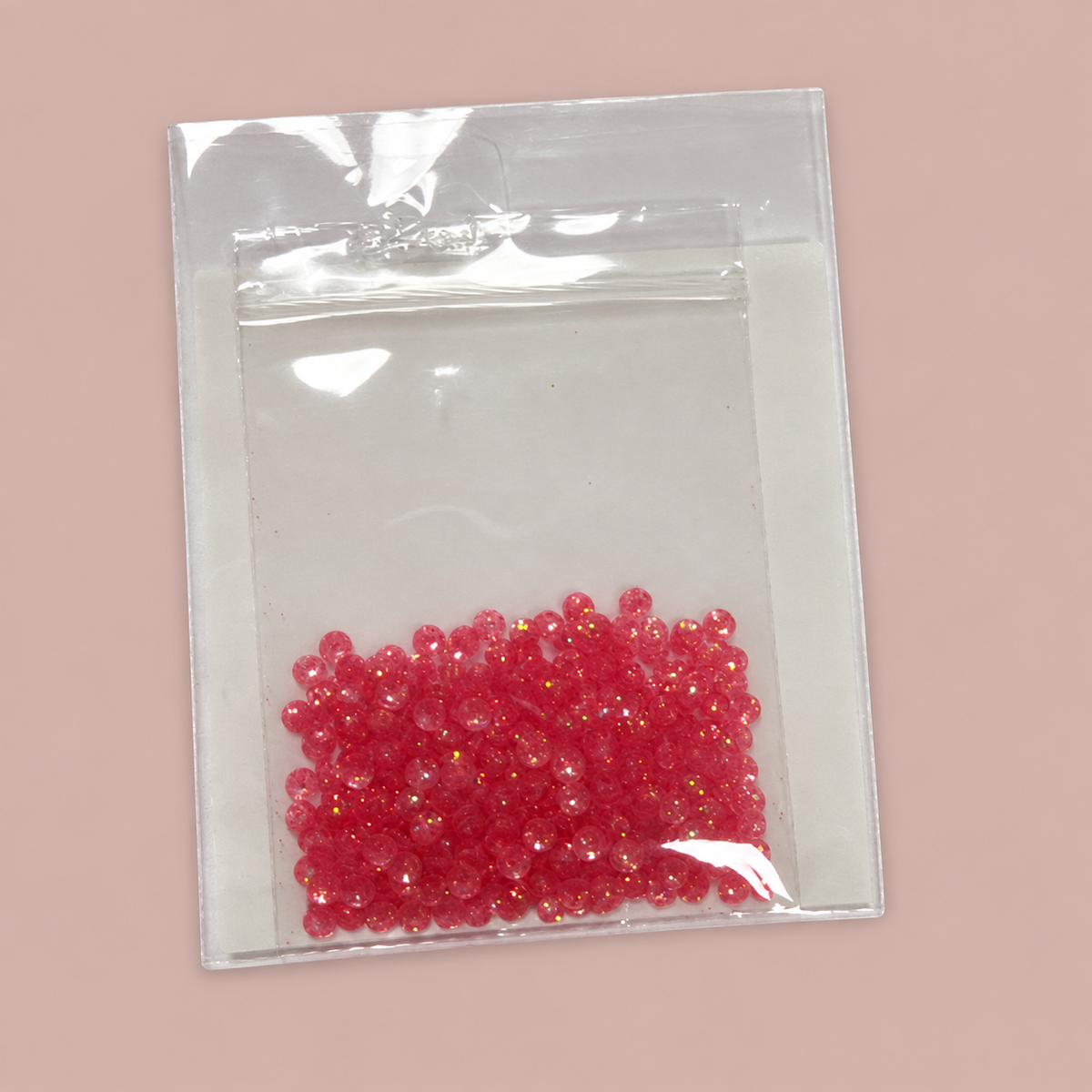 NLC Nail Art Crushed Stones – Donker roze