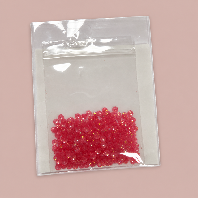 NLC Nail Art Crushed Stones – Donker roze