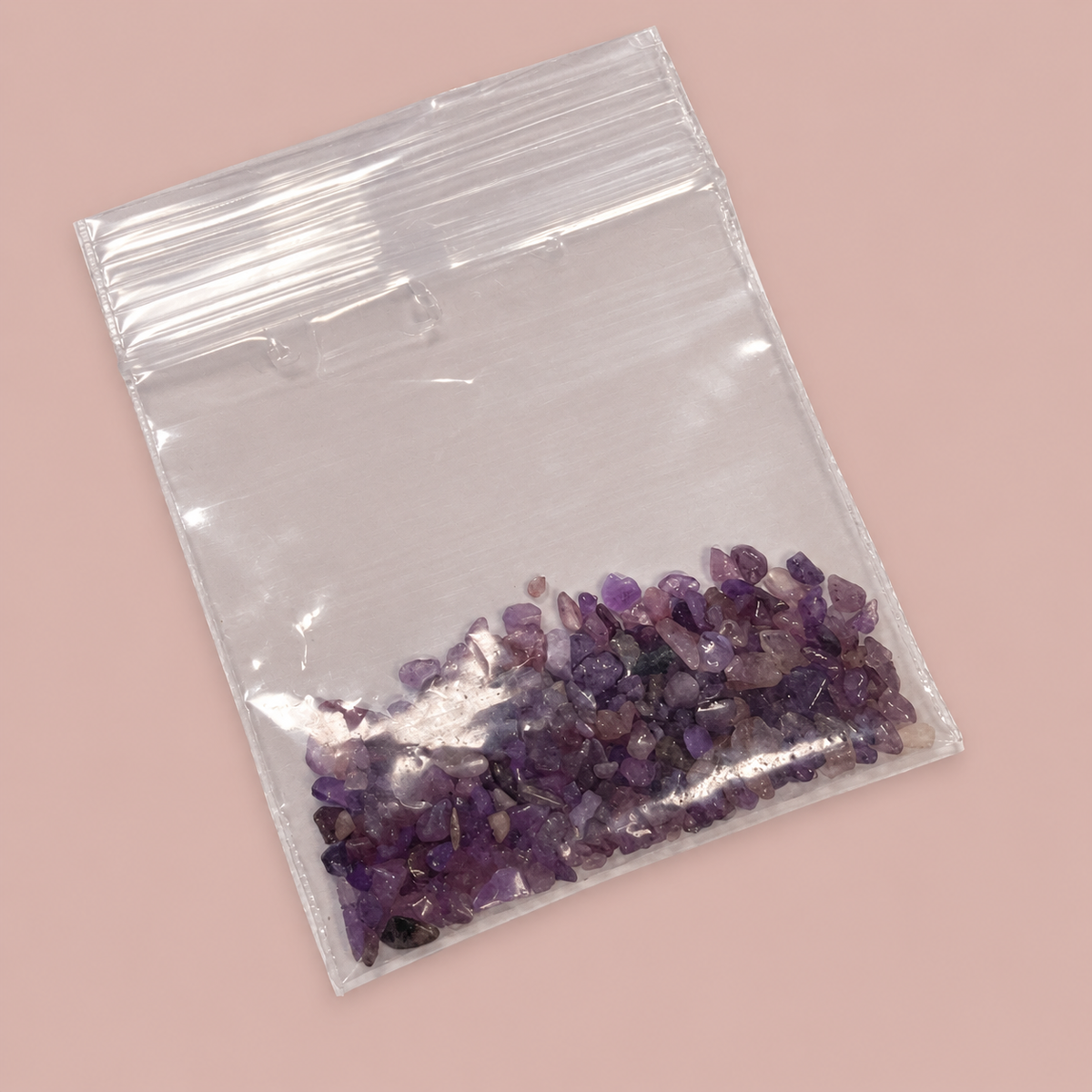 NLC Nail Art Crushed Stones – Licht paars