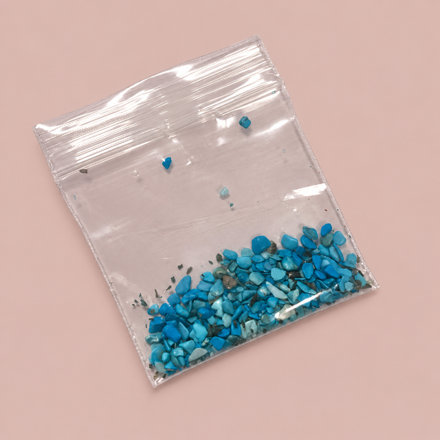 NLC Nail Art Crushed Stones – Blauw