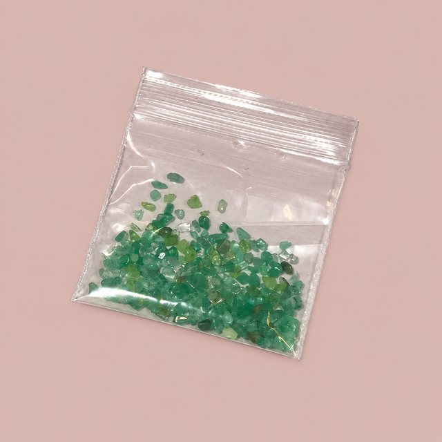 NLC Nail Art Crushed Stones – Donker groen