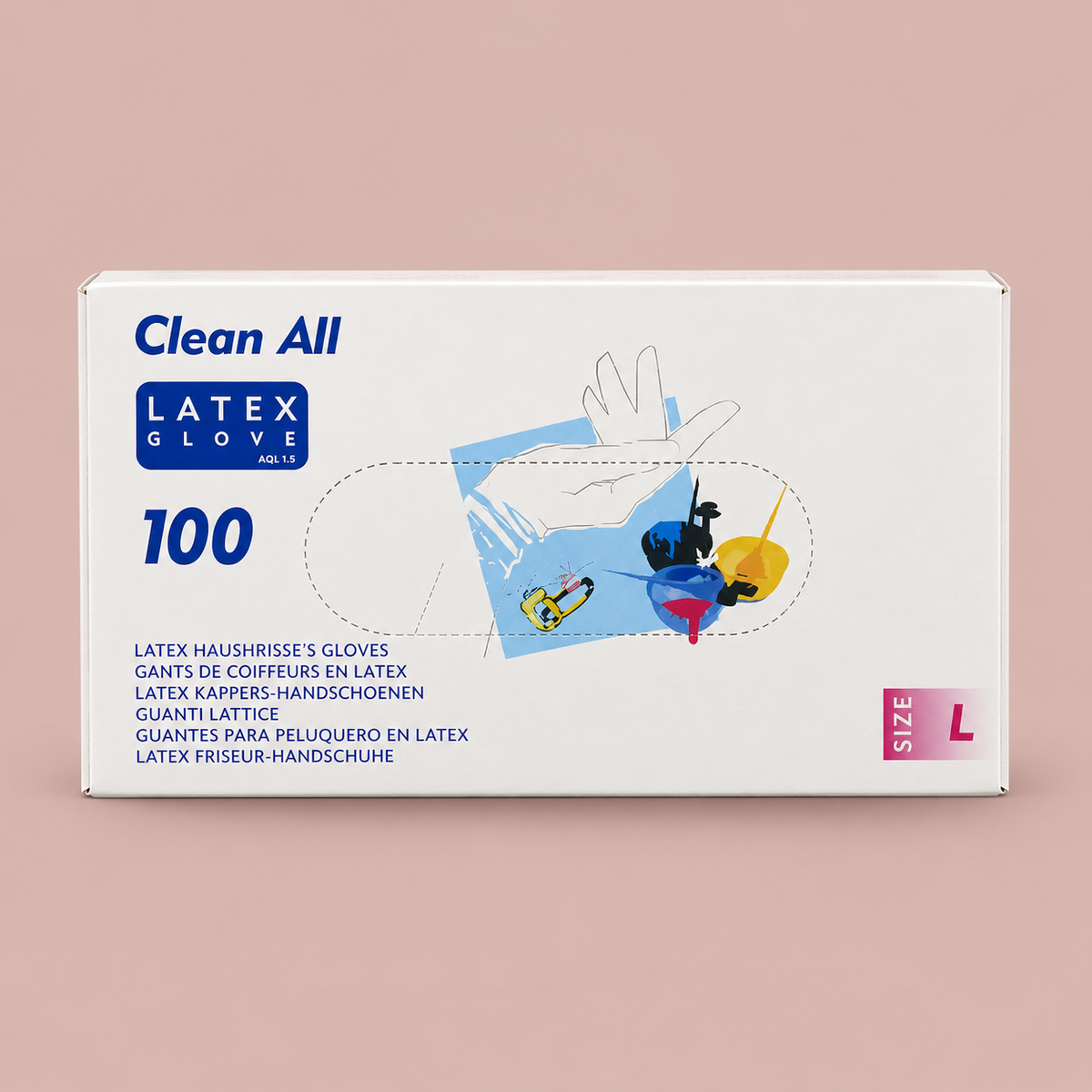 Clean All latex handschoenen