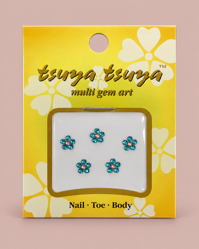 TSUYA Nail/Body Stickers – Blauw/roze