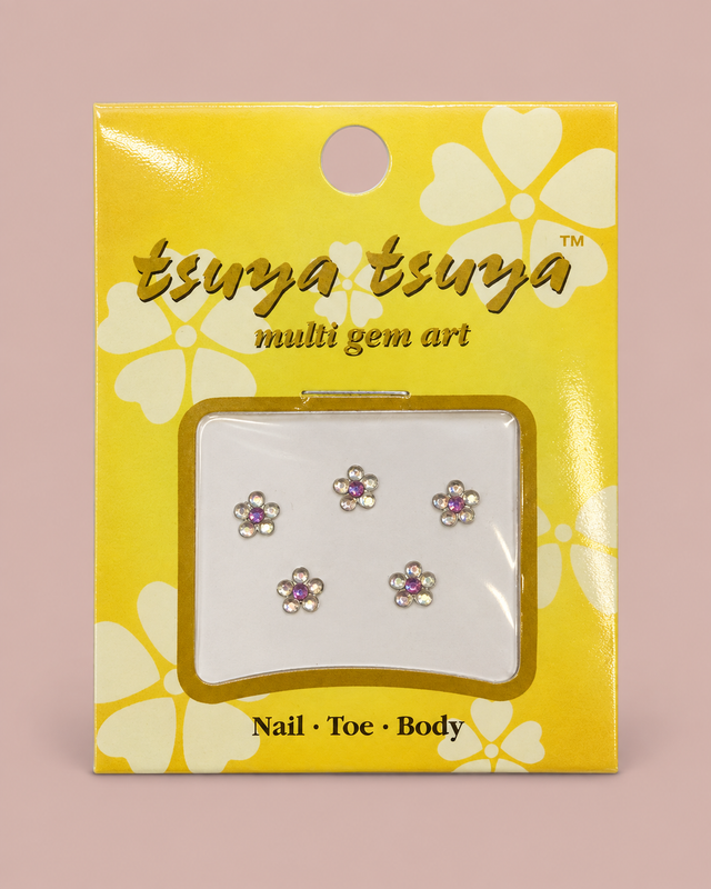 TSUYA Nail/Body Stickers – Wit/paars