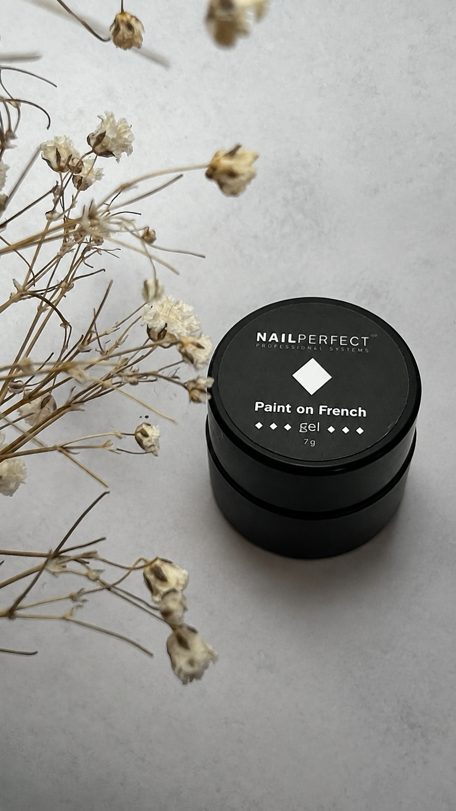 Nail Perfect Paint On French Gel White, 7 g
