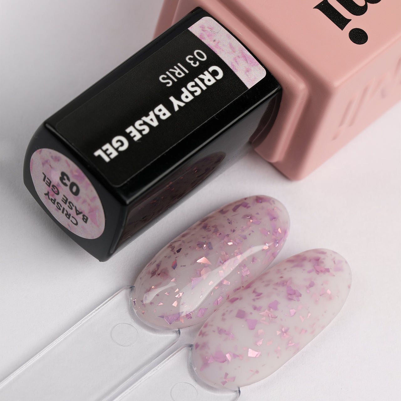 E.MiLac Crispy Base Gel #03 Iris, 9 ml.