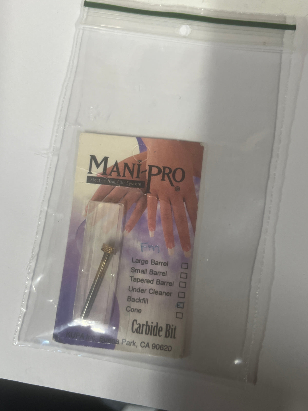 Nagelfrees Bitje Carbide